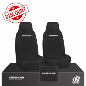 Ryino Workwear For Defender 90 110 Extra Heavy Duty Waterproof Black Car Seat Covers