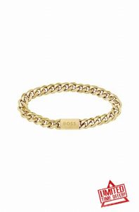 BOSS Jewelry Men's CHAIN FOR HIM Collection Chain Bracelet Yellow gold - 1580403M
