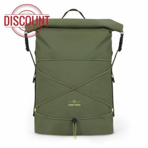 Johnny Urban Waterproof Backpack Dry Bag Green - Myles - Roll Top Backpack 20L for Paddleboarding