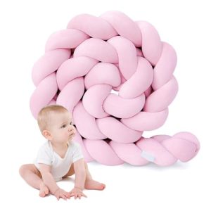 3 Shares Baby Cot Bumpers Braided