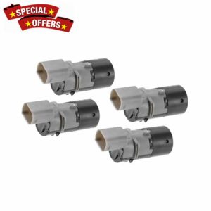 Motoforti 4pcs Parking Assist Sensor 66206989069 for Bmw 5 Series E39 Long-lasting