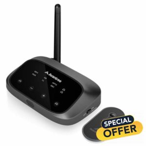 Avantree Oasis Plus 2 - Bluetooth 5.3 Transmitter for TV with Boosted Optical Volumes