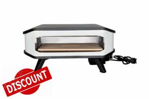 Cozze 17" Electric Pizza Oven. Pizza oven includes Pizza Stone & Door. Portable pizza oven comes with a UK Plug            [Energy Class A+++]