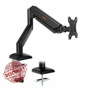 VonHaus Single Monitor Arm Desk Mount for 10 to 32 Inch Screens