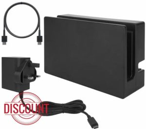 Switch Dock for Switch OLED with HDMI Port Type C 2xUSB2.0 Port Switch Docking Station Compatible with Nintendo Switch OLED (Black)