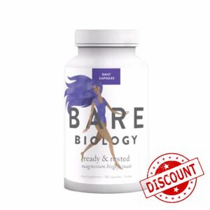 Bare Biology Ready & Rested Magnesium (Bis) Glycinate Capsules - 180 Tablets