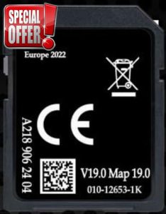 SD Map GPS Navigation Europe 2022 v19 - A2189062404 Compatible with Mercedes Garmin Map Pilot - STAR1