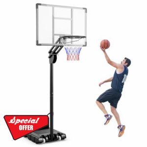 GYMAX Basketball Hoop Outdoor