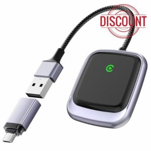 Wireless for Apple Carplay Android Auto Adapter