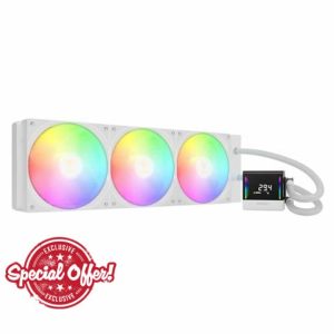 GAMDIAS CHIONE E4 420mm AIO CPU Water Cooler