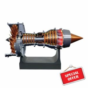 PizazzToy Turbofan Engine Model Kit That Works