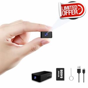 Mini Spy Camera - 64GB Hidden Camera-1080P Mini Camera-Small Camera-Spy Cam