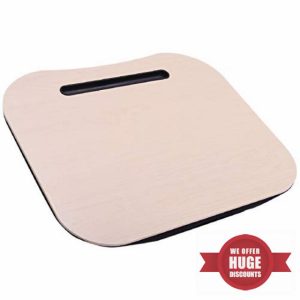 HVVENTY Desk Bed Cushion Knee Lap Handy Computer Reading Writing Table Tablet Tray Cup Holder Laptop Stand Cushion Desk Office Laptop Portable