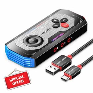VENTION 7.1 Gaming DAC External USB Sound Card