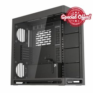 HAVN HS 420 Dual-Chamber ATX Mid Tower PC Case Black | Hybrid Design