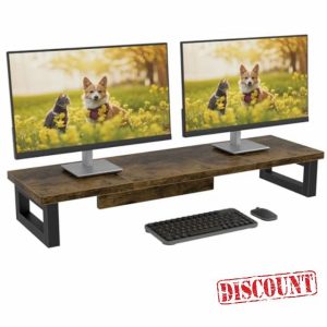 OYRREU Dual Monitor Stand