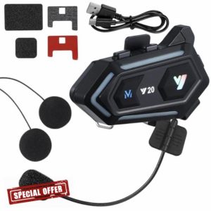 JECOMPRIS Helmet Headphone Outdoor Headset Dual Connection Universal Helmet Headphone