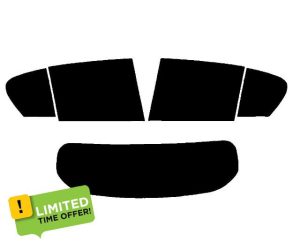Window-Tint.co.uk Pre Cut Window Tint for BMW 1 Series 5-Door Hatchback E87-2004 to 2011 - Rear Windows 35% Light Smoke