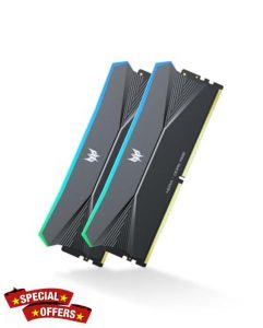 Acer Predator Hera DDR5 RGB RAM 32GB (16GBx2) 6400MHz CL32 Computer Memory (PC5-51200) AMD EXPO Intel XMP Compatible