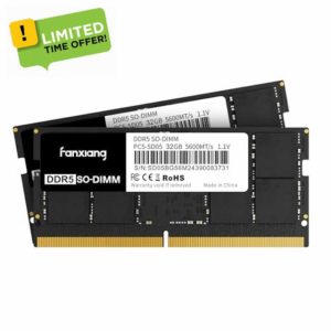 fanxiang DDR5 RAM 64GB (2x32GB) - DDR5 SODIMM 5600MHz CL40