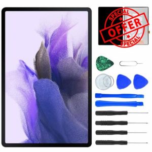 NB+ Touch Screen LCD Replacement For Samsung Galaxy Tab S7 FE 2021 12.4" LCD Display Unit Digitizer Front Glass Panel Black with Tools