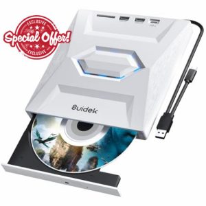 SUIDEK External CD DVD Drive for Laptop