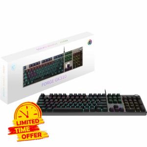 MSI FORGE GK310 - RED SWITCHES Mechanical Gaming Keyboard - Mechanical Red Switches (Linear)