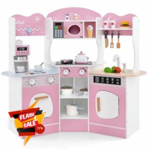 COSTWAY Kids Corner Play Kitchen