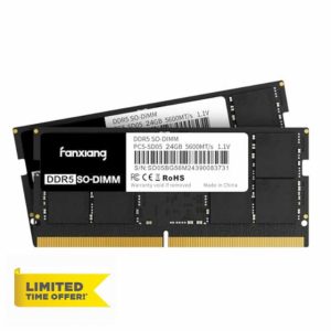 fanxiang DDR5 RAM 48GB (2x24GB) - DDR5 SODIMM 5600MHz CL45
