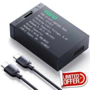 llano LP-E17 Battery (USB-C Input) Replacement Battery Pack for Canon EOS R50 RP R10 R8