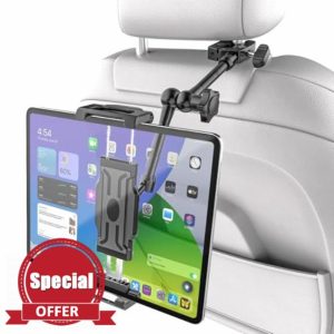 Kolasels Car Headrest Tablet Holder - Metal Magic Arm