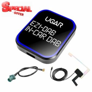 UGAR EZ1 DAB+ Digital Radio Dual Antenna Tuner System for Android Car Radio