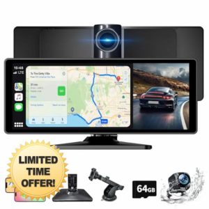 10.26 Inch Wireless Car Stereo with A-pple Carplay & Android Auto