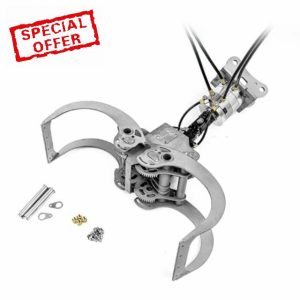 wheelfun 1/14 LESU Metal Hydraulic Wood Clamp for 945 RC Hydraulic Excavator SK500 ET26L for Adult Hobby
