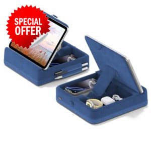 KDD Tablet Pillow Stand with Storage