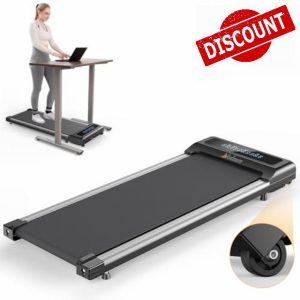 Nulzun Walking Pad Treadmill: Under Desk Treadmill 265 Lb Capacity for Home Office