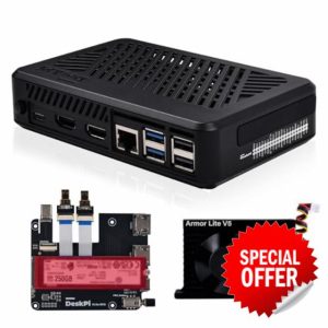 GeeekPi DeskPi Lite Pi5 Case with Power Button