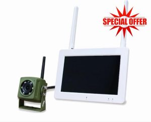 Green Feathers Wireless HD Bird Box Camera & Portable Screen Pack