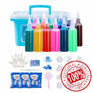 Water Jelly Creative Set | 12 Colors Elfs Kit Toy | Squishy Maker Paint Fidget Sensory Toys | Handmade 3D Aqua Fairy Water Gel Kit Educational Toys | Magic Gelz Aqua Water Toys for Kids