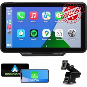 Wireless Apple CarPlay Android Auto Screen for Car