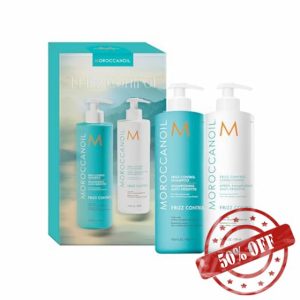 Moroccanoil Frizz Control Shampoo & Conditioner Half-Liter Se