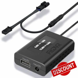 Dashcam Power Adapter (3-Pin) Suitable for Audi Volkswagen Porsche (Q4 A3 SQ5 RS6 S8 Golf R 911 Taycan