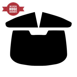 Window-Tint.co.uk Pre Cut Window Tint for BMW 6 Series 2-door Coupe E63-2004 to 2010 - Rear Windows 5% Limo