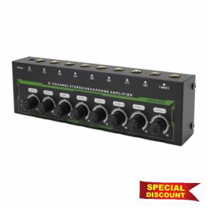 Gugxiom 8 Channel Headphone Amplifier with RGB Light