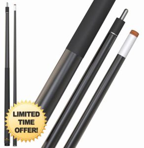 Cue-King Ultra Pool Cue 2 Piece 58” 20oz with 13mm Premium Tip and Handle Grip