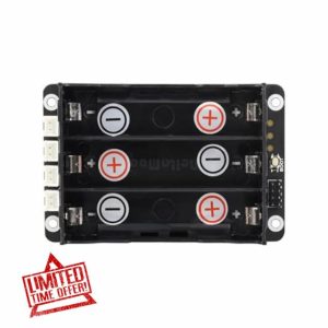 Uninterruptible Power Supply (UPS) Module for Raspberry Pi/Jetson Nano Supports Charging and Power Output at The Same Time 3S & 5V 5A Output I2C bus communicatio