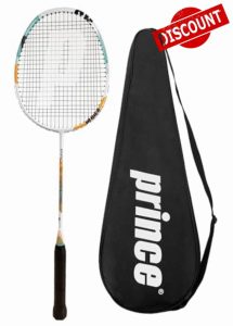 Prince Pro Shark Graphite Badminton Racket & Protective Carry Cove