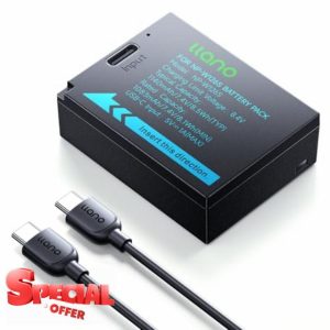 llano NP-W126S Battery Pack (USB-C Input) Compatible with Fuji X-T100
