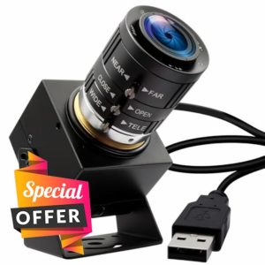 ELP 120fps USB Camera 4K High Speed USB Webcam Golf Swing Camera 12MP USB Camera with 3X Manual Optical Zoom Lens Lightburn USB Camera Plug and Play for Raspberry Pi Windows Mac OS