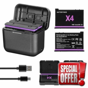 AXFEE Insta360 X4 Replacement Battery